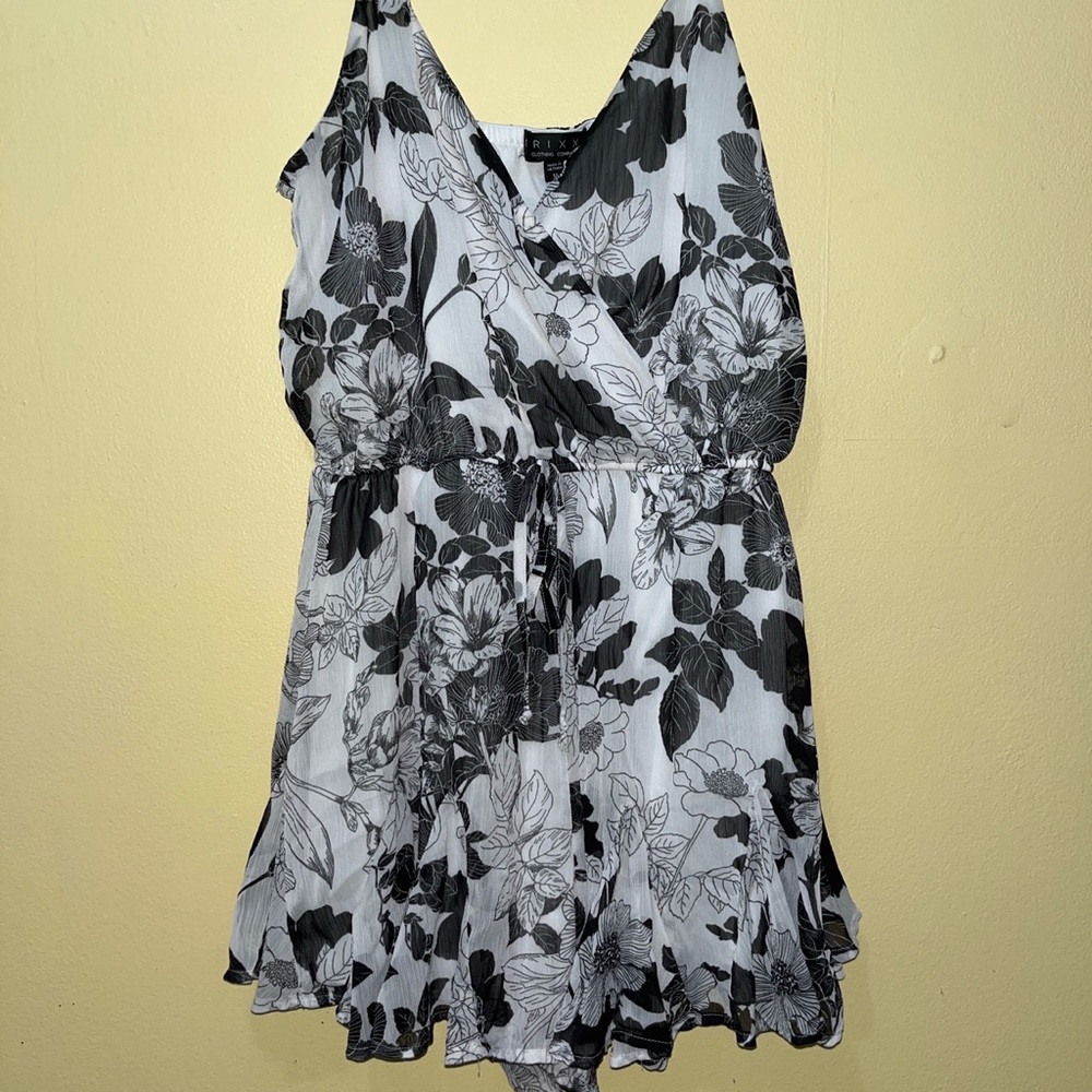 TRIXXI FLORAL ROMPER